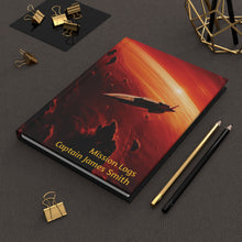 Load image into Gallery viewer, Personalized Hardcover Journal, Mission Logs -- Away Mission Exclusive!