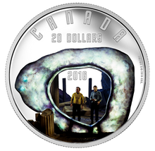 Load image into Gallery viewer, Star Trek 1 oz. Pure Silver Colored Coin – The City on the Edge of Forever (2016)