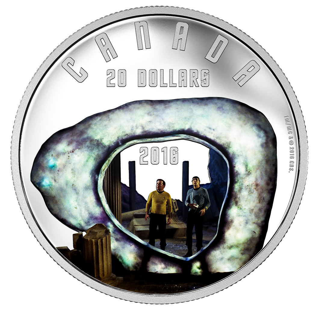 Star Trek 1 oz. Pure Silver Colored Coin – The City on the Edge of Forever (2016)