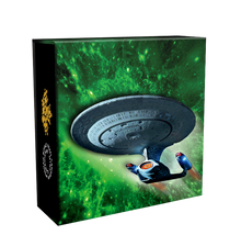Load image into Gallery viewer, Star Trek: The Next Generation - Pure Silver Glow-in-the-Dark Coin (2018)