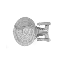 Load image into Gallery viewer, Star Trek Enterprise NCC 1701-D Metal Earth Model Kit - Top