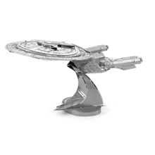 Load image into Gallery viewer, Star Trek Enterprise NCC 1701-D Metal Earth Model Kit