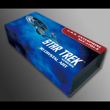 Load image into Gallery viewer, Star Trek First Contact Enterprise NCC 1701-E Etched Crystal Art Cube - Small