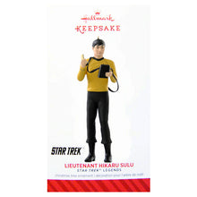 Load image into Gallery viewer, Star Trek Hallmark 2014 Lt. Hikaru Sulu Ornament - Box