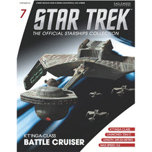 Load image into Gallery viewer, Klingon Ktinga Class Battle Cruiser Collectible Magazine #7

