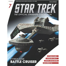 Load image into Gallery viewer, Klingon Ktinga Class Battle Cruiser Collectible Magazine #7