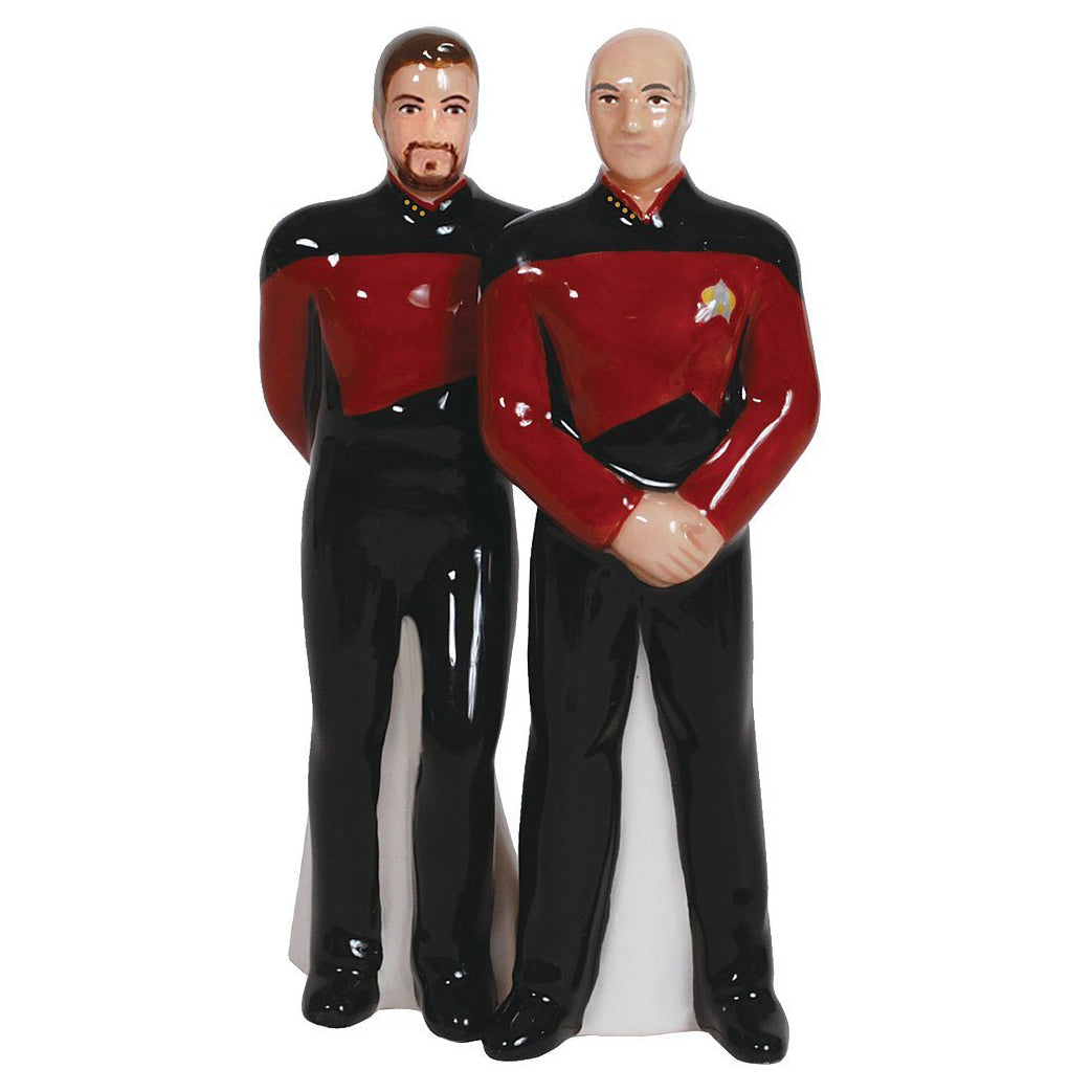Star Trek Picard & Riker Salt & Pepper Shakers