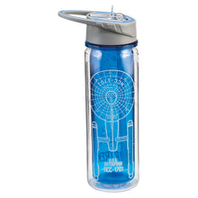 Load image into Gallery viewer, Star Trek: The Original Series 18 oz. Tritan Sport Water Bottle - Back