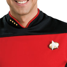Load image into Gallery viewer, Star Trek TNG Deluxe Red Uniform Shirt-Costume