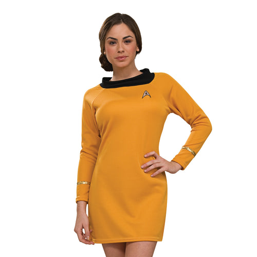 Star Trek Classic Gold Dress Deluxe Costume
