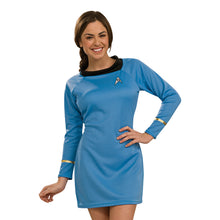 Load image into Gallery viewer, Star Trek Classic Blue Dress Deluxe Costume