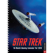 Load image into Gallery viewer, Star Trek 2018-2019 16-Month Engagement Calendar - Front
