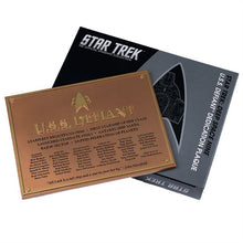 Load image into Gallery viewer, USS Voyager NCC 74656 Dedication Plaque with Box