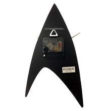 Load image into Gallery viewer, Star Trek Starfleet Command Molded Wall Clock - Back