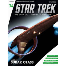 Load image into Gallery viewer, Star Trek Surok Class with Collectible Magazine #34
