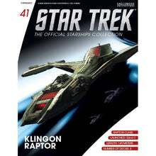 Load image into Gallery viewer, Star Trek Klingon Raptor with Collectible Magazine #41