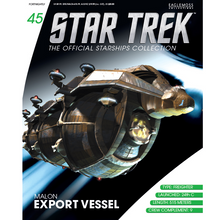 Load image into Gallery viewer, Star Trek Malon Freighter with Collectible Magazine #45
