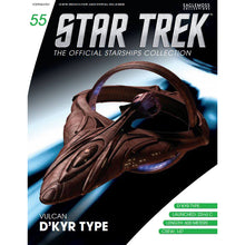Load image into Gallery viewer, Star Trek Vulcan D’Kyr-Type Model with Collectible Magazine #55 by Eaglemoss
