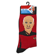 Load image into Gallery viewer, Star Trek - Picard & Communicator Dress Crew Socks - Set of 2 Pairs
