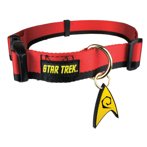 Star Trek TOS Red Uniform Dog Collar