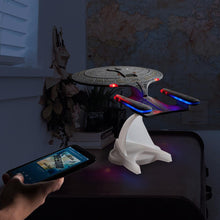 Load image into Gallery viewer, Star Trek TNG U.S.S. Enterprise NCC-1701-D Bluetooth® Speaker With Sleep Machine, LED's & Sound Effects