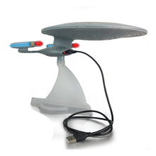 Load image into Gallery viewer, Star Trek TNG U.S.S. Enterprise NCC-1701-D Bluetooth® Speaker With Sleep Machine, LED's & Sound Effects