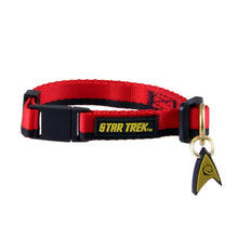 Load image into Gallery viewer, Star Trek TOS Red Uniform Cat Collar
