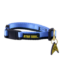 Load image into Gallery viewer, Star Trek TOS Blue Uniform Cat Collar
