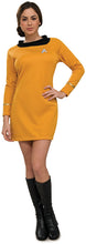 Load image into Gallery viewer, Star Trek Classic Gold Dress Deluxe Costume