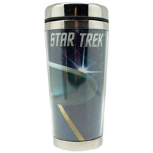 Load image into Gallery viewer, Star Trek Enterprise Acrylic Travel Mug
