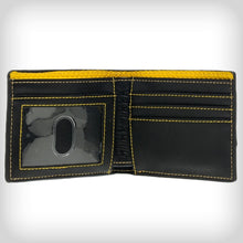 Load image into Gallery viewer, Star Trek Yellow Shirt Bifold Wallet - Inside
