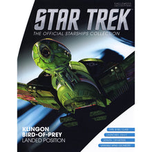 Load image into Gallery viewer, Star Trek Klingon Bird of Prey Starship (Landed Position) Magazine