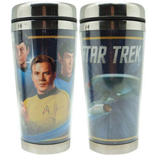 Load image into Gallery viewer, Star Trek Starfleet Acrylic Travel Mug All Sides