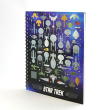 Load image into Gallery viewer, The Spacecraft of Star Trek Notebook / Hardcover - Cover