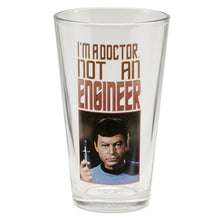 Load image into Gallery viewer, Star Trek 16 oz. McCoy Glass
