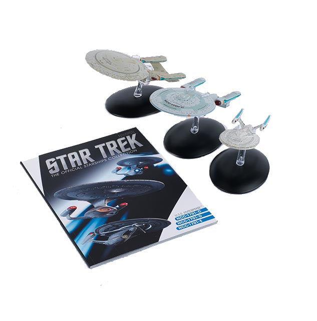 Star Trek Enterprise Die-Cast Vehicle 3-Pack #1 with Magazine