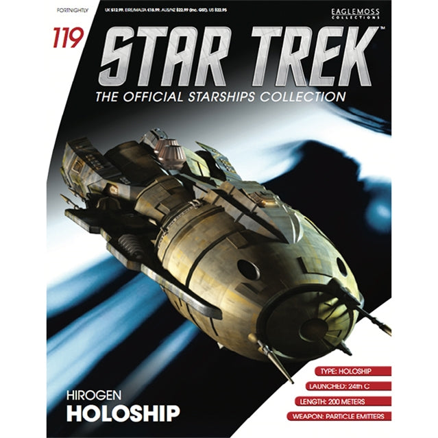 Eaglemoss Star Trek – Hirogen Hunter Warship Model, Officieel Gelicenseerd, Handbeschilderd, Met Displaystandaard, Uit De Voyager-serie