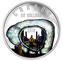 Load image into Gallery viewer, Star Trek 1 oz. Pure Silver Colored Coin – The City on the Edge of Forever (2016)
