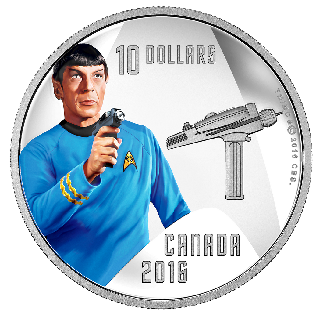 Star Trek 1/2 oz. Pure Silver Colored Coin - Spock (2016)