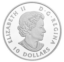 Load image into Gallery viewer, Star Trek U.S.S. Voyager NCC-74656 - Pure Silver Glow-In-The-Dark Colored Coin (2018)
