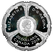 Load image into Gallery viewer, Star Trek Deep Space Nine - Pure Silver Colored Coin - Mintage: 4,500 (2018)
