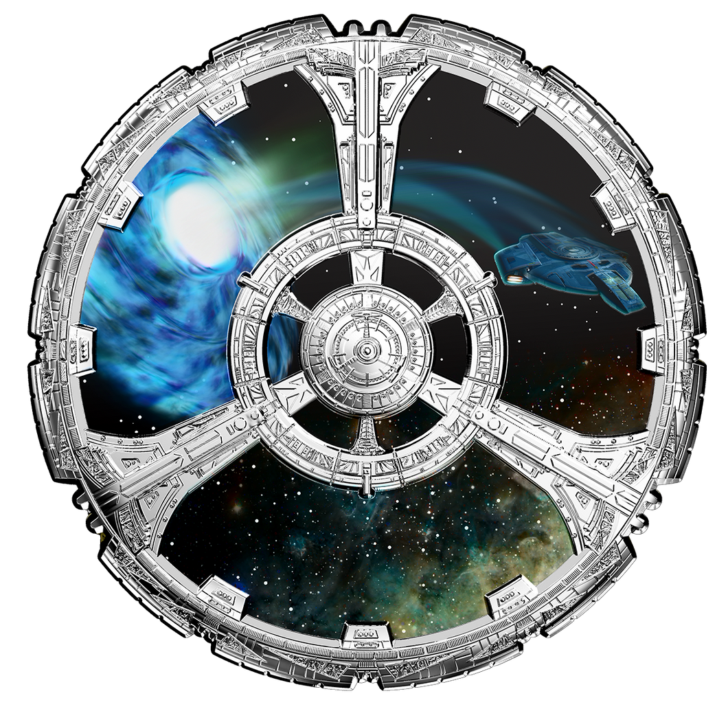 Star Trek Deep Space Nine - Pure Silver Colored Coin - Mintage: 4,500 (2018)
