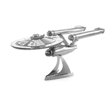 Load image into Gallery viewer, Star Trek Enterprise NCC 1701 Metal Earth Model Kit
