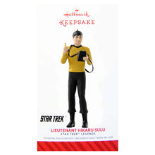 Load image into Gallery viewer, Star Trek Hallmark 2014 Lt. Hikaru Sulu Ornament - Box
