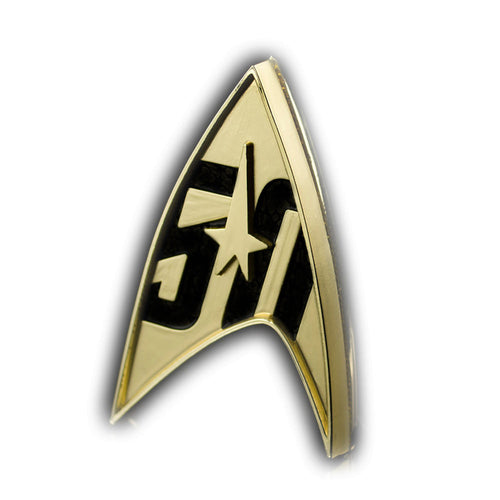 Star Trek 50th Anniversary Badge Magnetic Pin