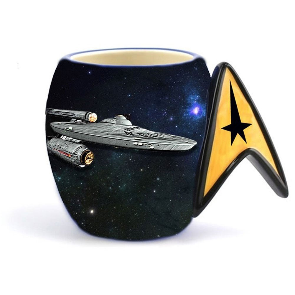 Star Trek Enterprise Molded Relief Coffee Mug