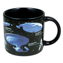 Load image into Gallery viewer, Starships Of Star Trek Mug - Front
