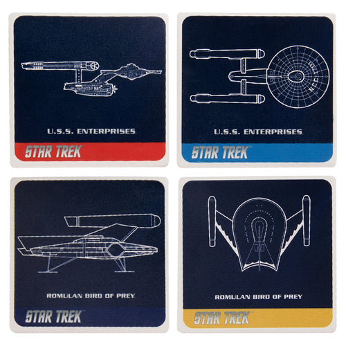Star Trek Ceramic Coasters Set