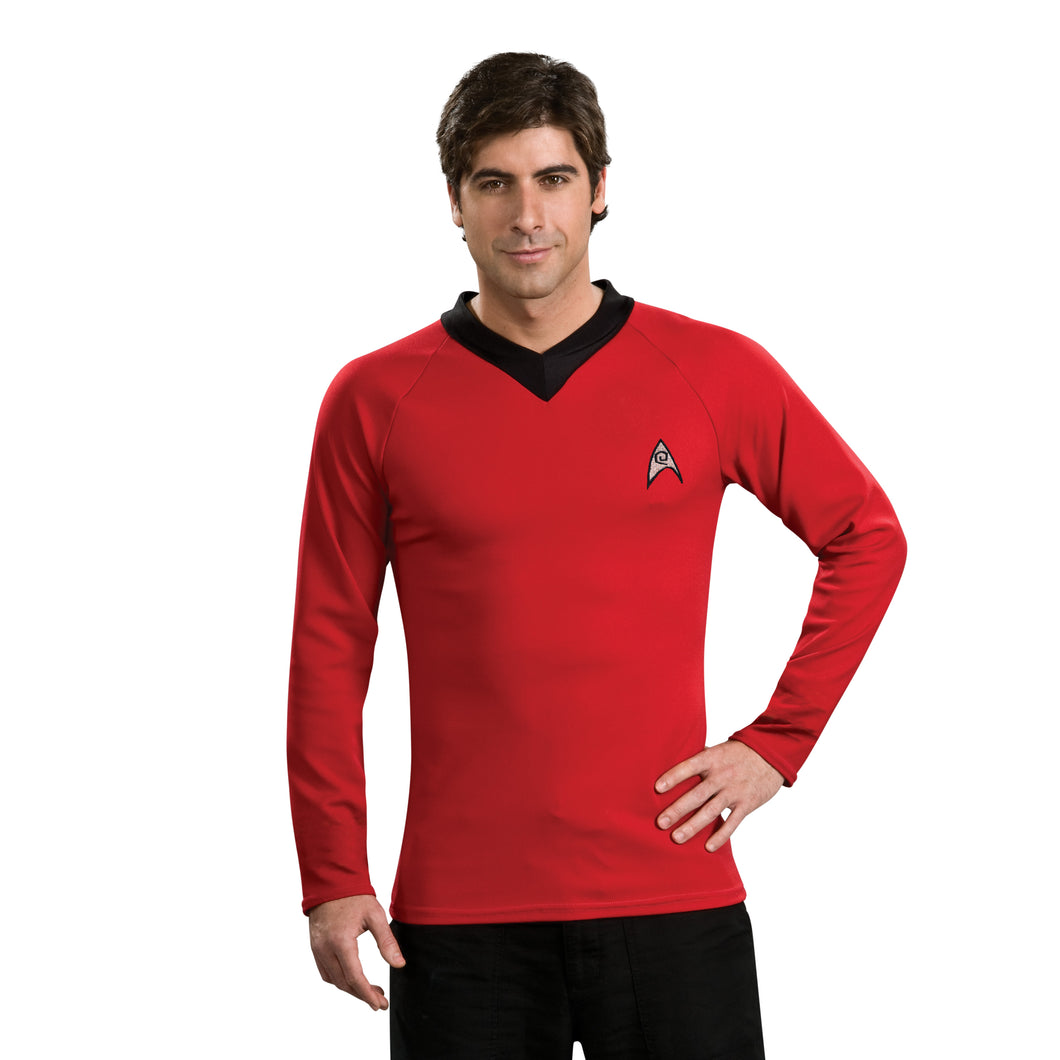 Star Trek Classic Scotty Red Shirt Deluxe Costume