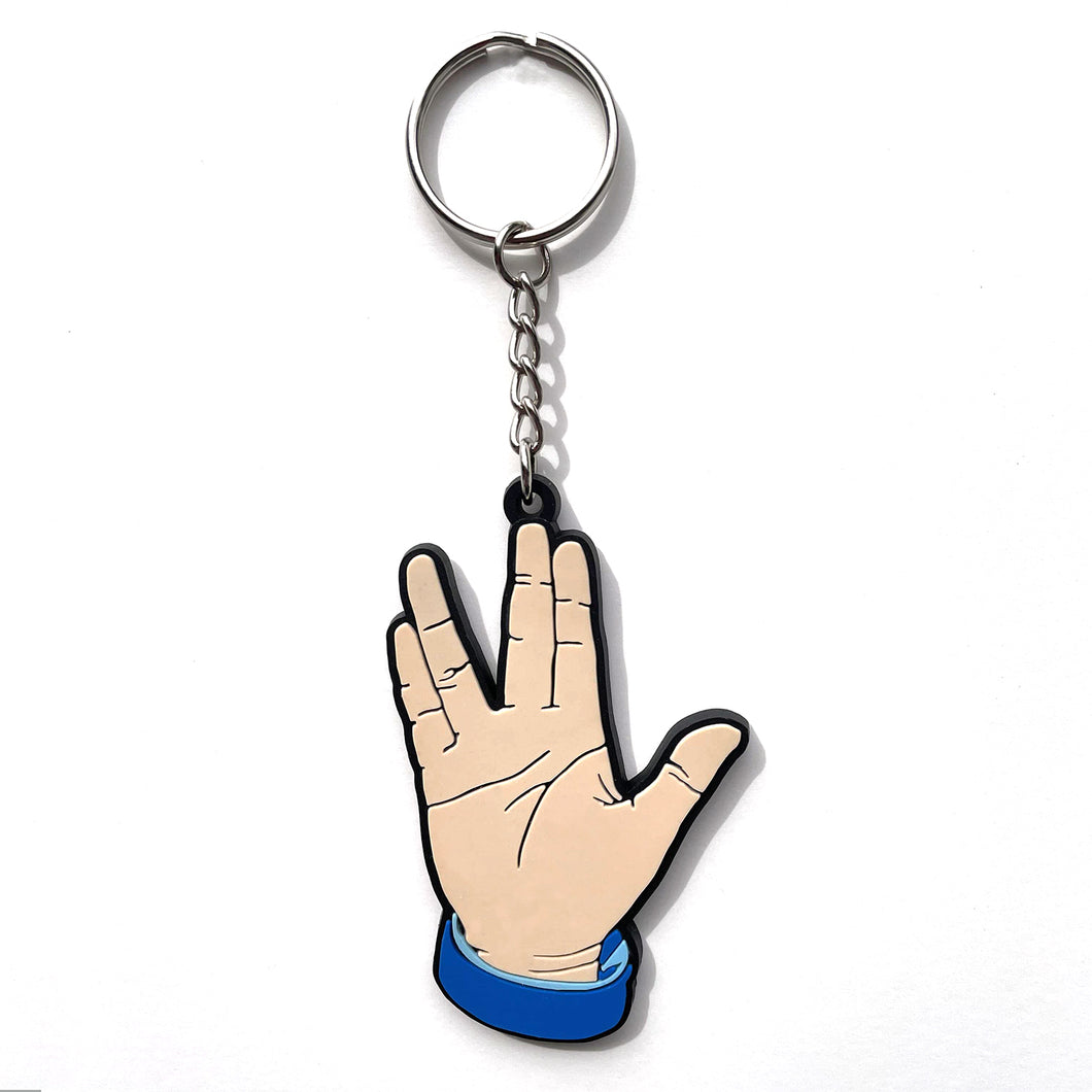Star Trek LLAP Vulcan Salute (Live Long and Prosper) Keychain